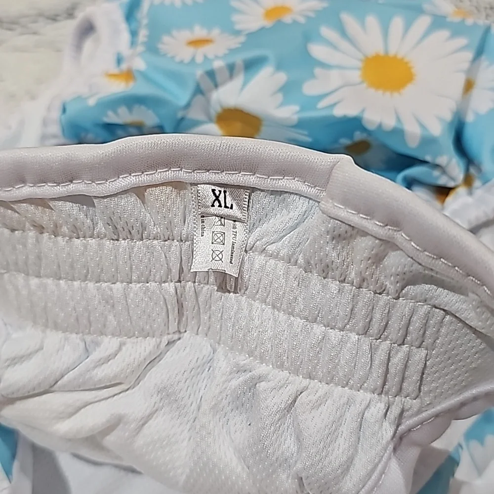 Set of 2 Pet Soft size XL Female Washable Diapers- Flower Print
